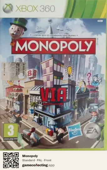 Monopoly Xbox 360, PAL box front