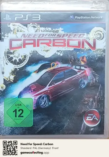 Need for Speed: Carbon PlayStation 3, Germany box front