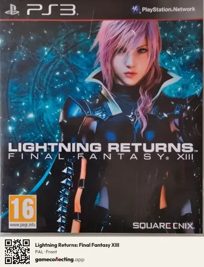 Lightning Returns: Final Fantasy XIII PlayStation 3, PAL box front