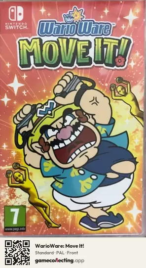 WarioWare: Move It! Nintendo Switch, PAL box front