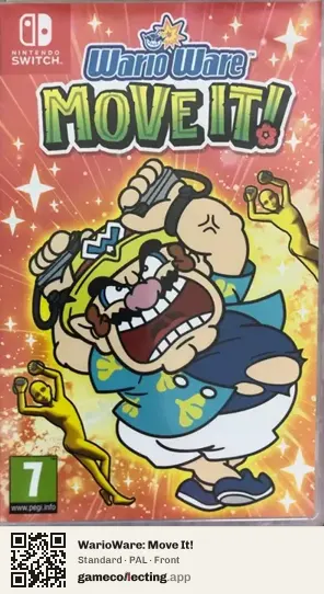 WarioWare: Move It! Nintendo Switch, PAL box front