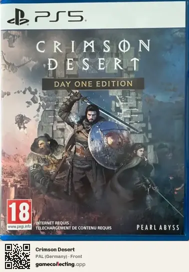 Crimson Desert PlayStation 5, Germany box front
