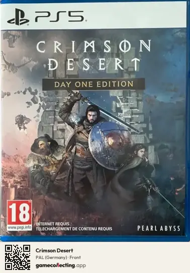 Crimson Desert PlayStation 5, Germany box front