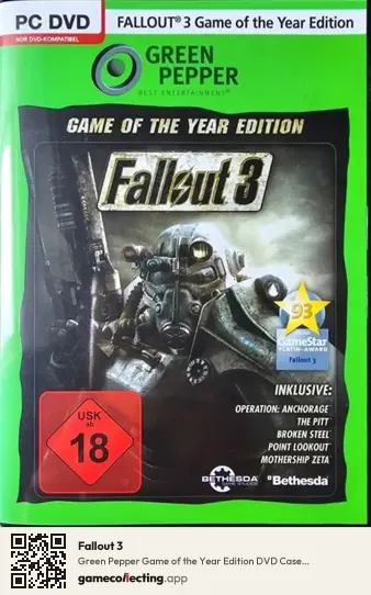 Fallout 3 Computer, Germany box front