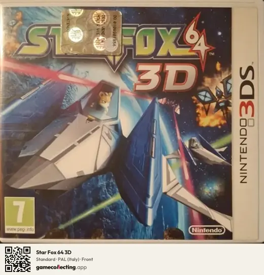 Star Fox 64 3D Nintendo 3DS, Italy box front