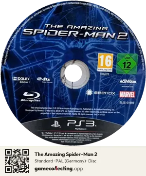 The Amazing Spider-Man 2 PlayStation 3, PAL disc