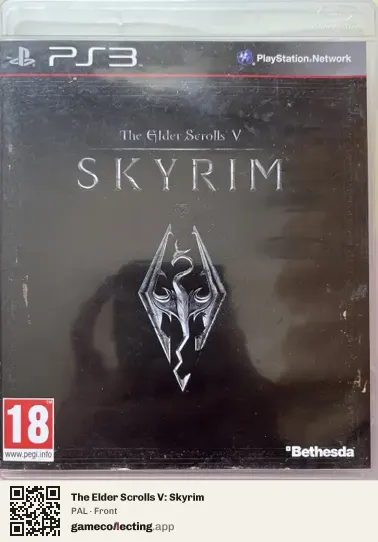 The Elder Scrolls V: Skyrim PlayStation 3, PAL box front