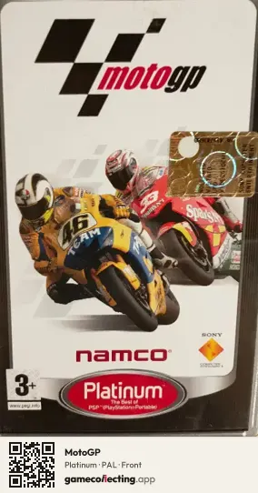 MotoGP PlayStation Portable, PAL box front