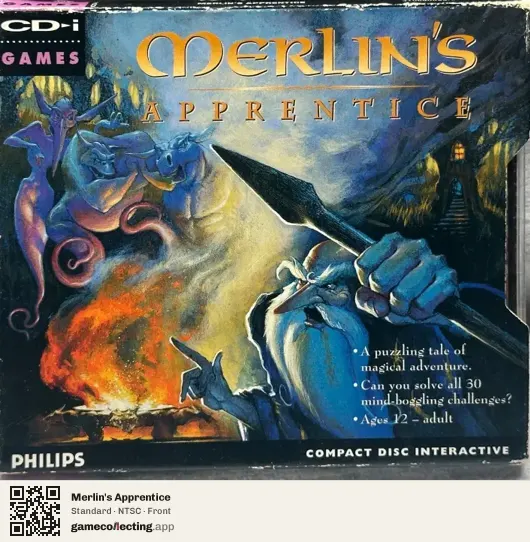 Merlin's Apprentice Philips CD-i, NTSC box front