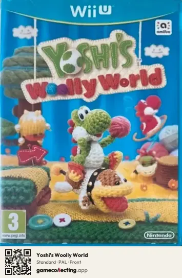 Yoshi's Woolly World Nintendo Wii U, PAL box front