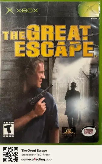The Great Escape Xbox, NTSC box front