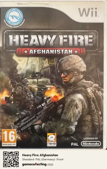 Heavy Fire: Afghanistan Nintendo Wii, Germany box front