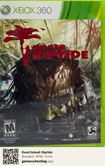 Dead Island: Riptide Xbox 360, NTSC box front