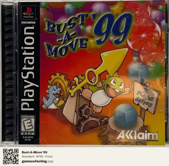 Bust-A-Move '99 PlayStation, NTSC box front