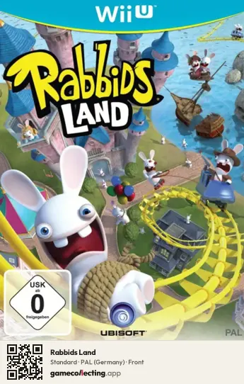Rabbids Land Nintendo Wii U, Germany box front