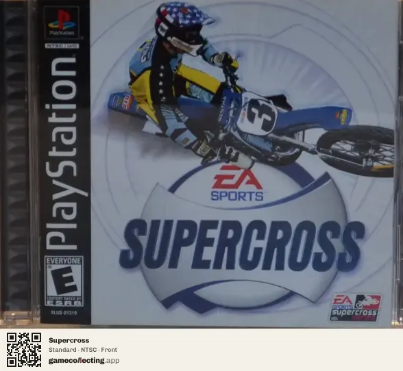Supercross PlayStation, NTSC box front