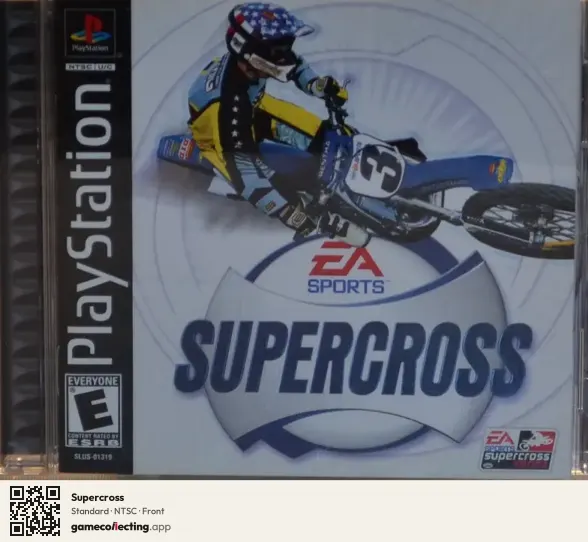 Supercross PlayStation, NTSC box front