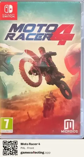 Moto Racer 4 Nintendo Switch, PAL box front