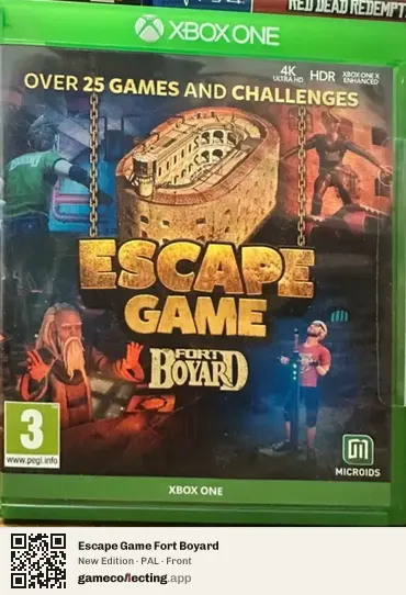 Escape Game Fort Boyard Xbox One, PAL box front