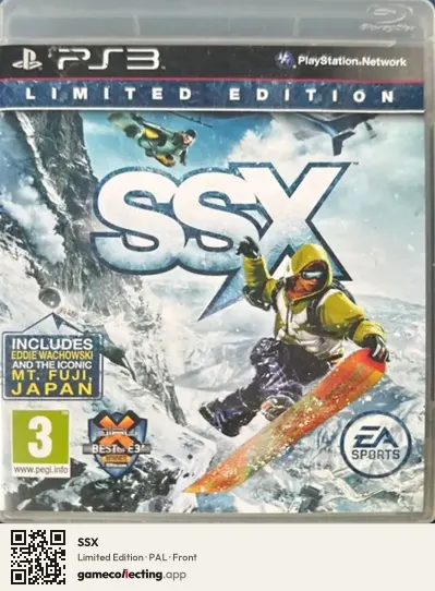 SSX PlayStation 3, PAL box front