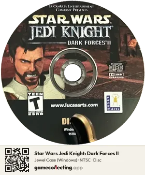 Star Wars Jedi Knight: Dark Forces II Computer, NTSC disc