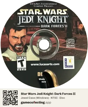 Star Wars Jedi Knight: Dark Forces II Computer, NTSC disc