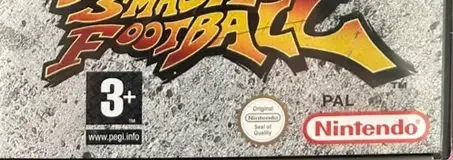 Super Mario Strikers, the PEGI square on its front