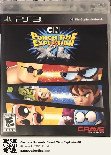 Cartoon Network: Punch Time Explosion XL PlayStation 3, NTSC box front