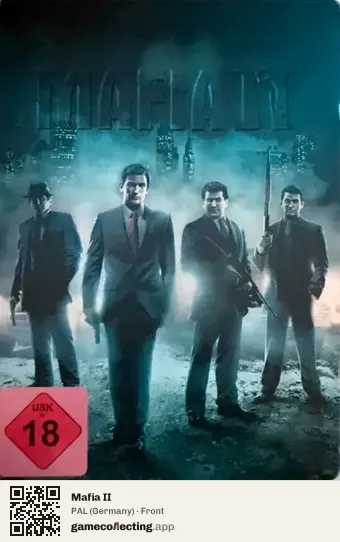 Mafia II Xbox 360, Germany box front
