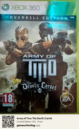 Army of Two: The Devil's Cartel Xbox 360, PAL box front