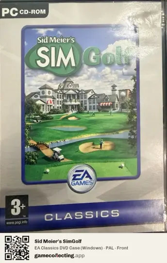 Sid Meier's SimGolf Computer, PAL box front