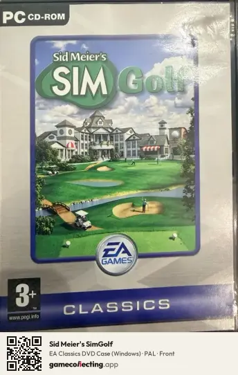Sid Meier's SimGolf Computer, PAL box front