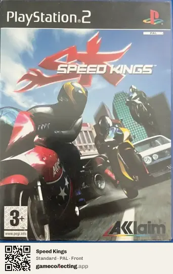 Speed Kings PlayStation 2, PAL box front