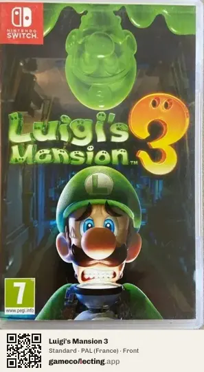 Luigi's Mansion 3 Nintendo Switch, France box front