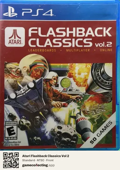 Atari Flashback Classics Vol 2 PlayStation 4, NTSC box front