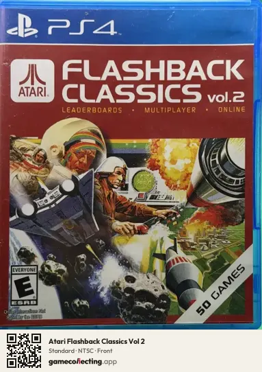 Atari Flashback Classics Vol 2 PlayStation 4, NTSC box front