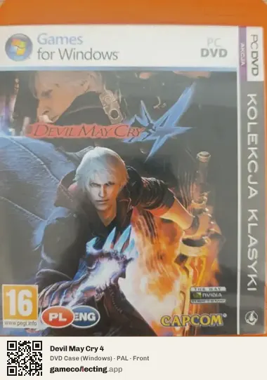 Devil May Cry 4 Computer, PAL box front