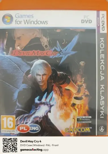 Devil May Cry 4 Computer, PAL box front