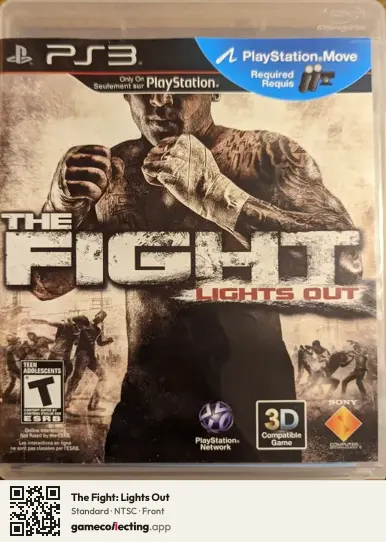 The Fight: Lights Out PlayStation 3, NTSC box front