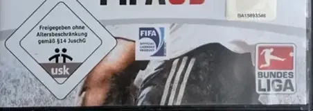 FIFA 09, the USK square on its front