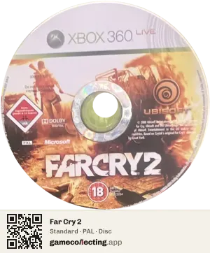 Far Cry 2 Xbox 360, PAL disc