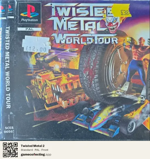 Twisted Metal 2 PlayStation, PAL box front