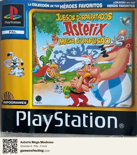 Asterix Mega Madness PlayStation, PAL box front