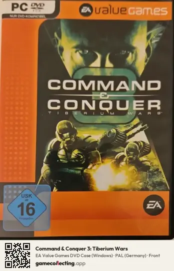 Command & Conquer 3: Tiberium Wars Computer, Germany box front