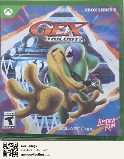 Gex Trilogy Xbox Series X, NTSC box front