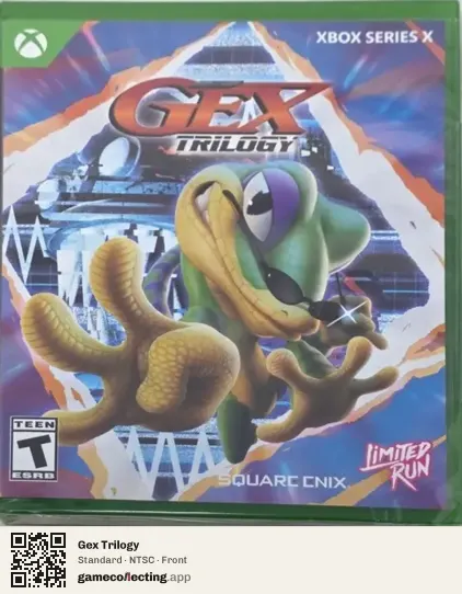 Gex Trilogy Xbox Series X, NTSC box front