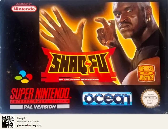 Shaq Fu Super Nintendo Entertainment System, PAL box front
