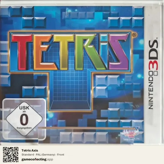 Tetris Axis Nintendo 3DS, Germany box front