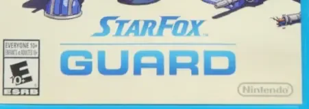 Star Fox Guard, the ESRB box on its front
