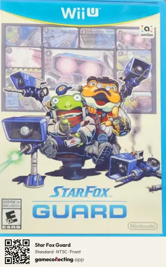 Star Fox Guard Nintendo Wii U, NTSC box front